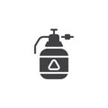 Insect repellent dispenser bottle vector icon Royalty Free Stock Photo