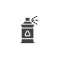Insect repellent spray vector icon Royalty Free Stock Photo