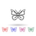 Insect stick... Multi color icon. Simple thin line, outline of insect icons for ui and ux, website or mobile application
