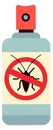 Insecticide bottle icon. Pest removal spray or aerosol