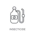 Insecticide linear icon. Modern outline Insecticide logo concept