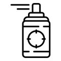 Insecticide spray icon outline vector. Aerosol bottle