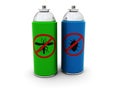 Insecticide sprays Royalty Free Stock Photo