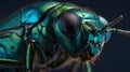 Insects bugs macro photography details two created with generative AI