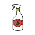 Insects repellent color icon