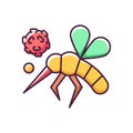 Insects RGB color icon