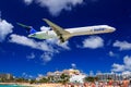 Insel Air at St.Maarten Royalty Free Stock Photo