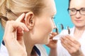 Inserting your hearing instruments