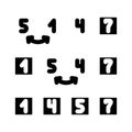 insertion sort algorithm glyph icon vector illustration