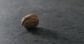 Inshell walnut on terrazzo countertop Royalty Free Stock Photo