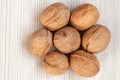 Inshell walnuts Royalty Free Stock Photo