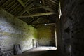 Inside abandoned barn Royalty Free Stock Photo