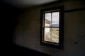 Abandoned Farmhouse with Vintage Windows Royalty Free Stock Photo