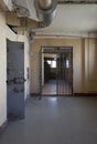 Inside of an abandoned prison