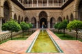 Inside the Alcazarin Seville Spain