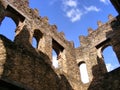 Inside Alem-Seghed Fasil's castle in Ethiopia Royalty Free Stock Photo