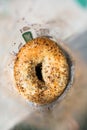 Inside all everything multigrain delicious bagel in bag poppy seeds soft and ready to eat