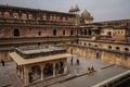 Inside Amer Fort, Amer, Jaipur, Rajasthan, India Royalty Free Stock Photo