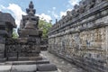 Inside ancient Borobudur temple