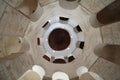 Inside the ancient round church saint Donatus in downton Zadar