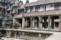 Inside the ancient temple of Angkor Wat