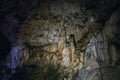 Inside ancient underground cave