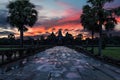 Inside Angkor Wat Royalty Free Stock Photo