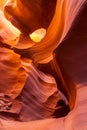 Inside Antelope canyon, Page, Arizona Royalty Free Stock Photo