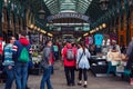 Inside a Apple Market in London, UK Royalty Free Stock Photo