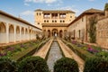 Generalife gardens at Alhambra, Granada, Spain Royalty Free Stock Photo