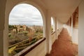 Generalife gardens at Alhambra, Granada, Spain Royalty Free Stock Photo