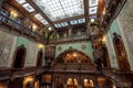 Inside architectural detail of Peles Castle from Romania, also known as Royal Palace