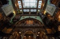 Inside architectural detail of Peles Castle from Romania, also known as Royal Palace Royalty Free Stock Photo