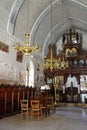 Inside Arkadi monastery church. Royalty Free Stock Photo