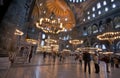 Inside the Aya Sofya Museum, Istanbul Royalty Free Stock Photo