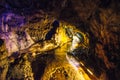 Inside Azishskaya Cave not far from the Lago-Naki plateau, Adygeya, Russia