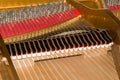 Inside Baby Grand Piano Royalty Free Stock Photo