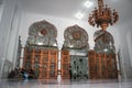 Inside the Baiturrahman Grand Mosque - the center of the religious Muslim life of the city, restored after the tsunami