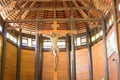 Inside Of Ban Song Yae Church, The Biggest Catholic Wood Church