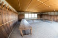 Inside of barracks from Dachau concentration camp