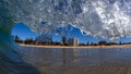 Inside the barrel of a wave