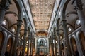 Inside Basilica di San Lorenzo Florence Italy