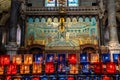 Inside the Basilica of Notre-Dame of Fourviere in Lyon, France, Europe Royalty Free Stock Photo