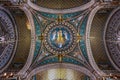 Inside the Basilica of Notre-Dame of Fourviere in Lyon, France, Europe Royalty Free Stock Photo