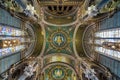 Inside the Basilica of Notre-Dame of Fourviere in Lyon, France, Europe Royalty Free Stock Photo