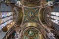 Inside the Basilica of Notre-Dame of Fourviere in Lyon, France, Europe Royalty Free Stock Photo