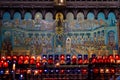 Inside the Basilica of Notre-Dame of Fourviere in Lyon, France, Europe Royalty Free Stock Photo