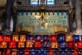 Inside the Basilica of Notre-Dame of Fourviere in Lyon, France, Europe Royalty Free Stock Photo