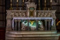 Inside the Basilica of Notre-Dame of Fourviere in Lyon, France, Europe