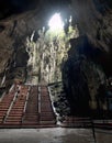 Inside Batu caves in Malaysia